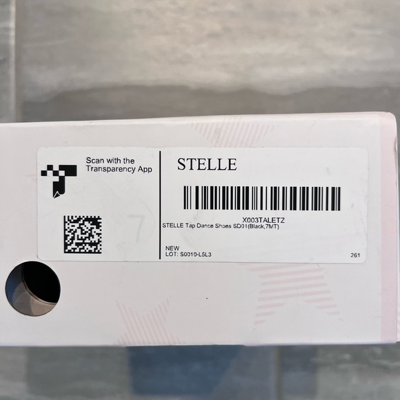 Stelle Tap Dance Shoes, Size 7T, Brand New 🖤 - Picture 4 of 5